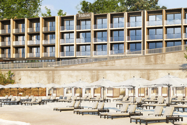 Hilton and Gefest has signed a franchise agreement to build a new 145-room resort, first from Hilton's network in Odesa