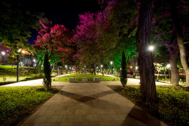 Greek park is the winner of the All-Ukrainian competition Ukrainian Urban Awards in the nomination «Architectural lighting»